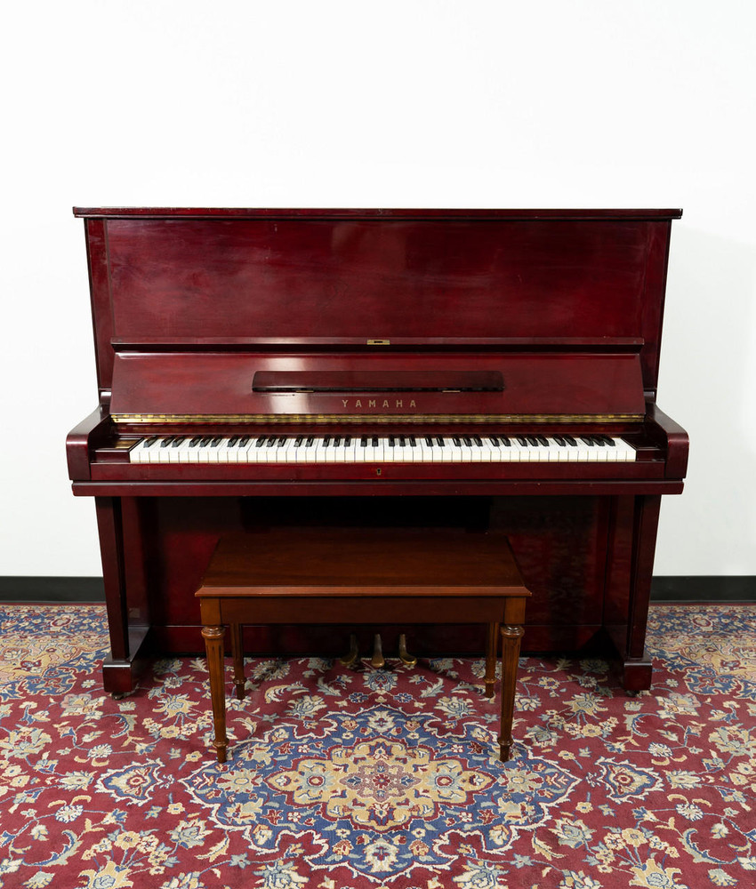 Yamaha 52 U3 Upright Piano Polished Mahogany SN: 461959