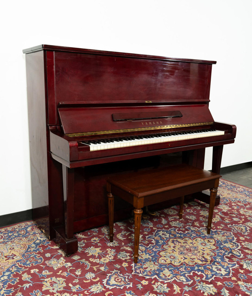 Yamaha 52 U3 Upright Piano Polished Mahogany SN: 461959