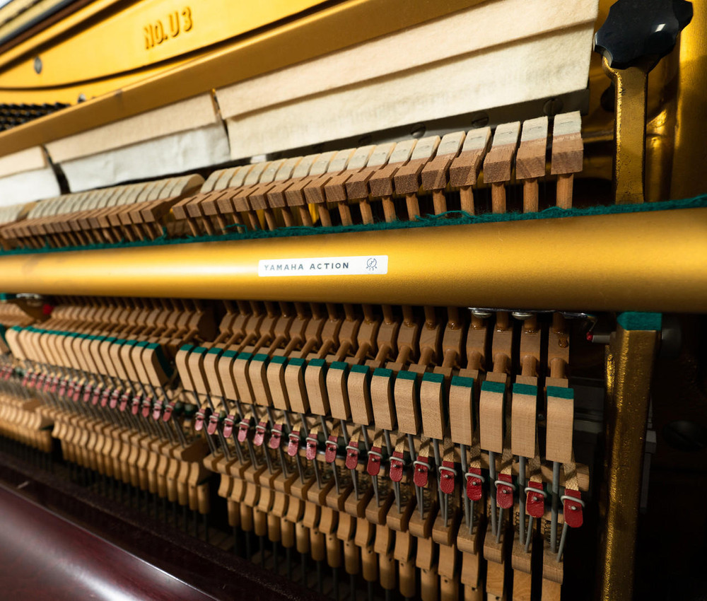 Yamaha 52 U3 Upright Piano Polished Mahogany SN: 461959