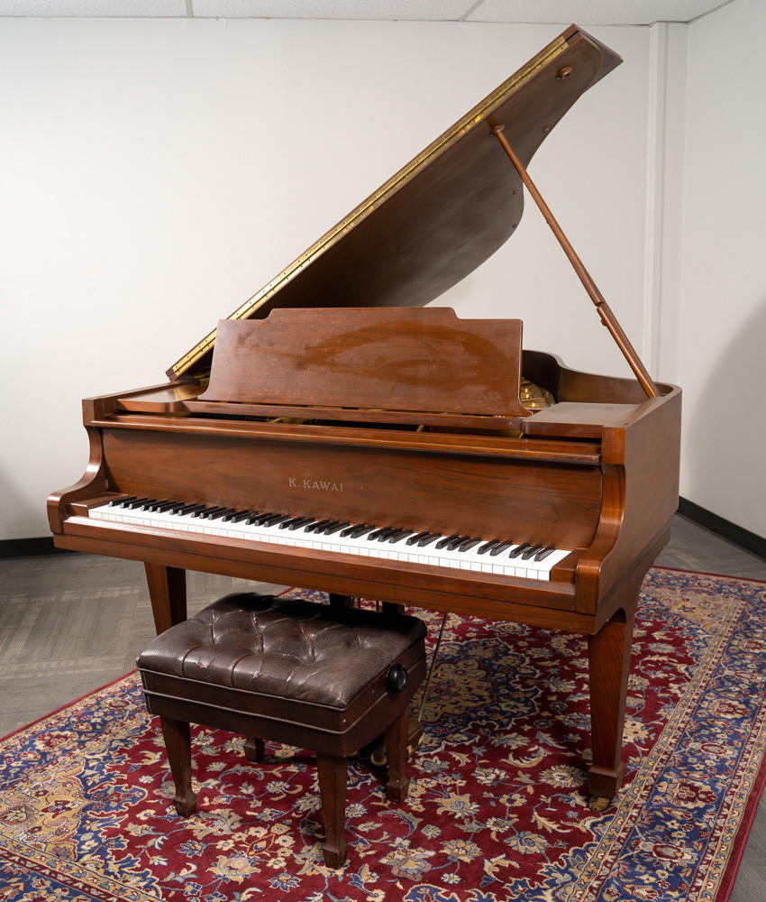 Kawai 5 10 KG-2 Grand Piano Satin Walnut SN: 478099