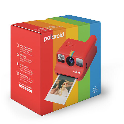 Polaroid Go Generation 2 Instant Film Camera (Red)  