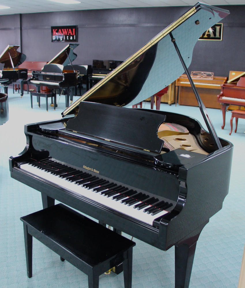 Schafer Sons 5 1 SS-51 Grand Piano Polished Ebony SN: 8704535