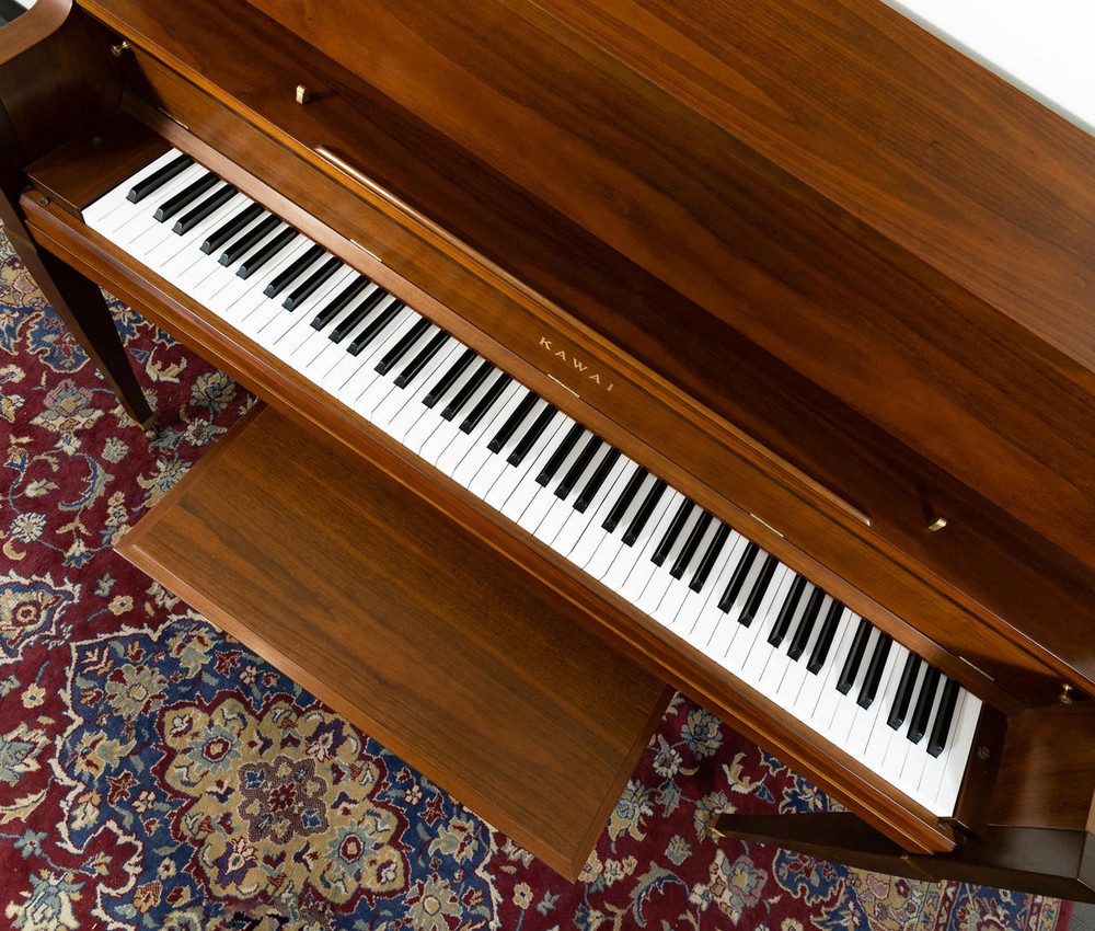 Kawai 43 801 Upright Piano Walnut SN: K897377