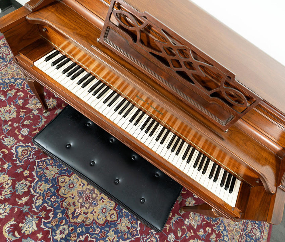 Kohler Campbell Classic Upright Piano Satin Walnut SN: 651255