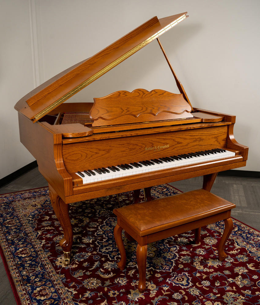 Kohler Campbell SKG-500S Grand Piano Satin Oak SN: KJLGG0220