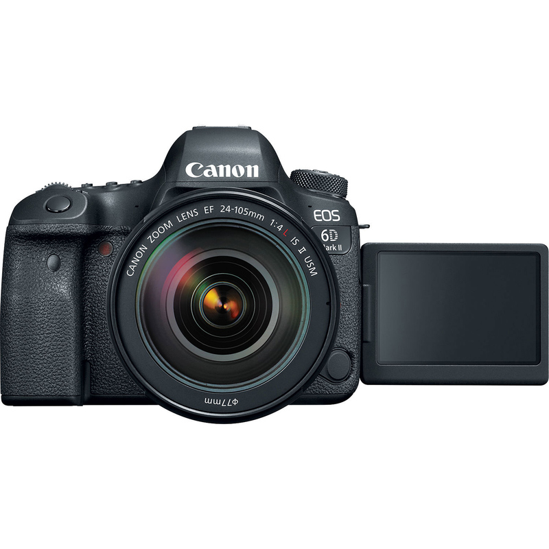 Canon EOS 6D Mark II Digital SLR Camera with 24-105mm f/4.0L Lens  